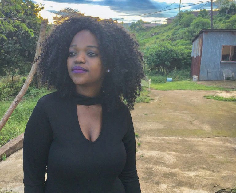 Phumeh Mathonsi survived a stroke at age 24. Photo by Kim Harrisberg