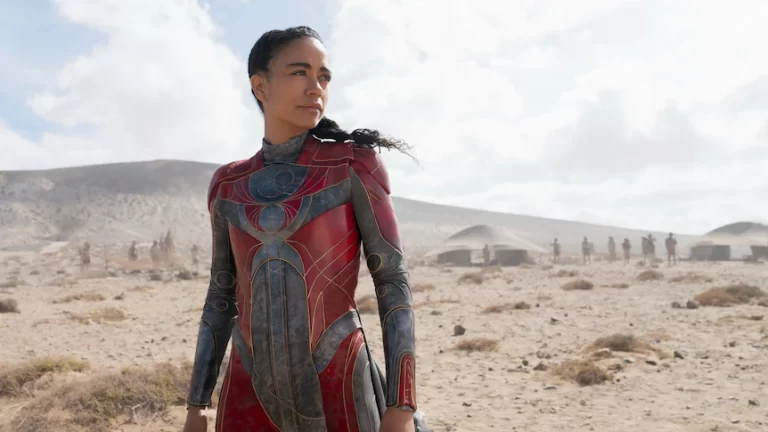 Deaf actress Lauren Ridloff plays Makkari in The Eternals (Photo Supplied Disney or Sophie Mutevelian)