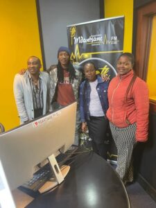 Dylan and Vuyela engaging East London listeners about APD in the OR Tambo district and the importance of Casual Day participation. Mdantsane FM 89.5Mhz