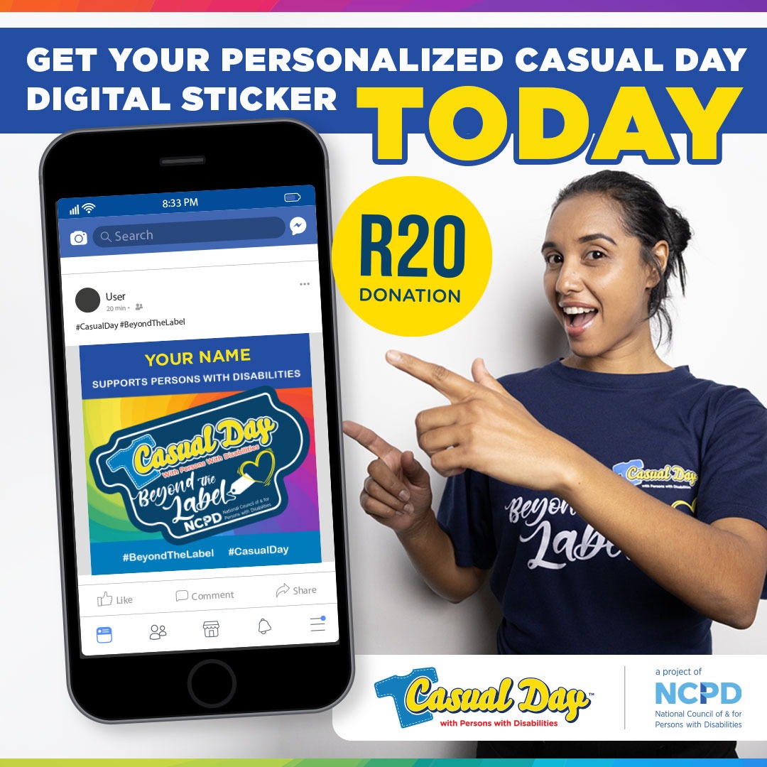The digital sticker from Casual Day offers a personalised feel to supporters