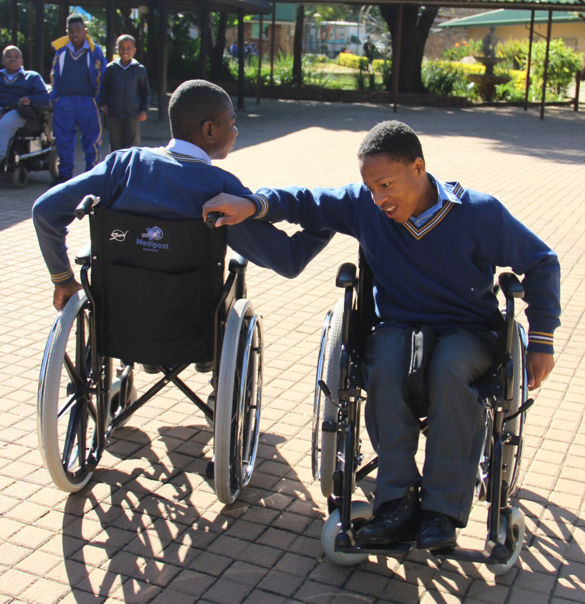 Meerhof School learners enjoying their mobility