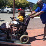 Accessible transportation to and from work is provided at the Jean Webber Home at the APD Free State