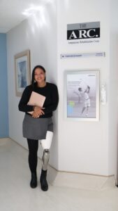 Louisa Brown has walked the amputee road to independence
