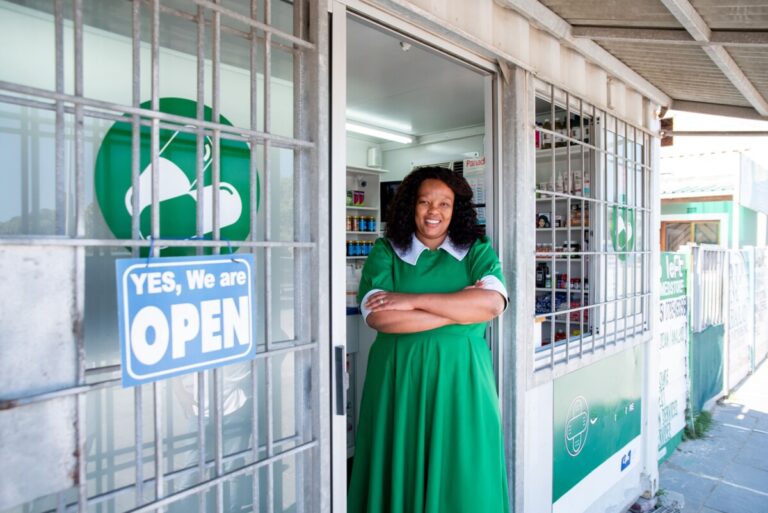 Phumza Matwele, Founder of Sha’p Left Medstore is grateful for the empowerment programme from the SAB Foundation