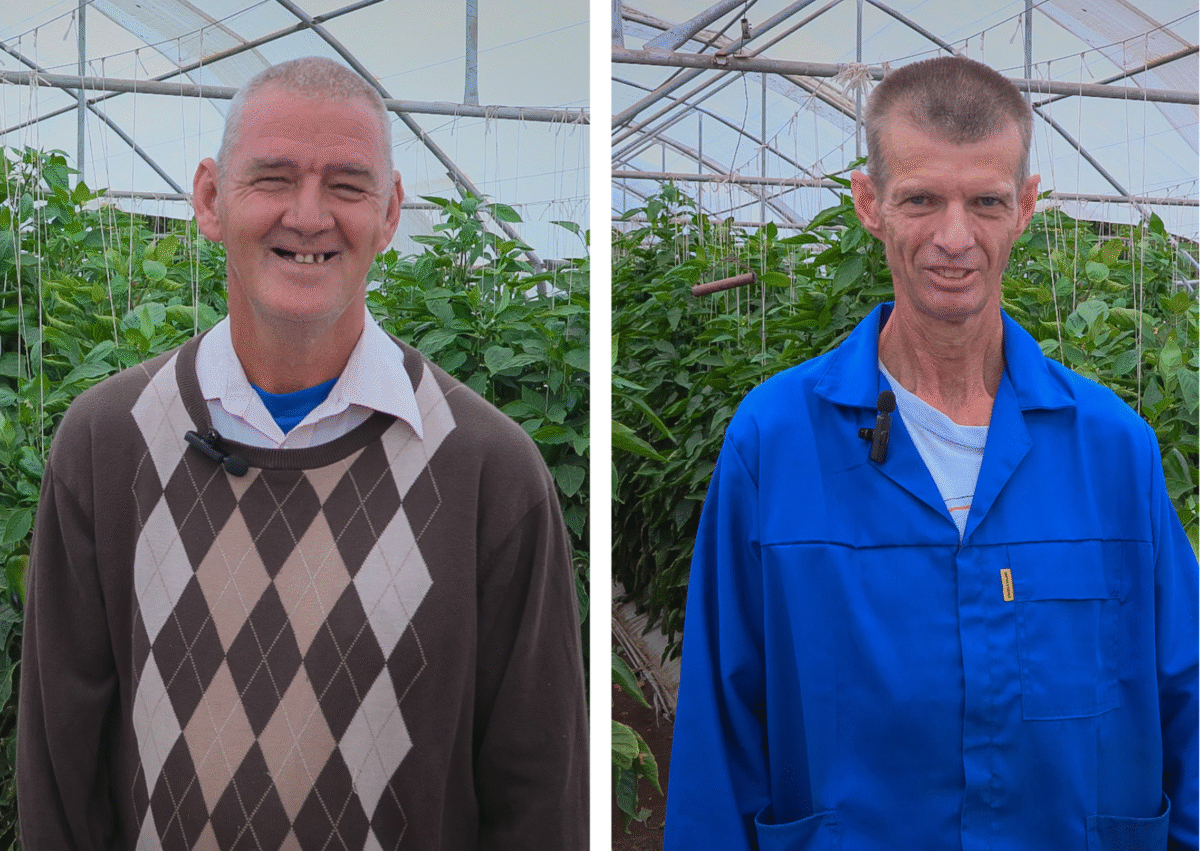 Stephen Du Plooy (L) and Sybrand Verwey are part of the APD Limpopo Community