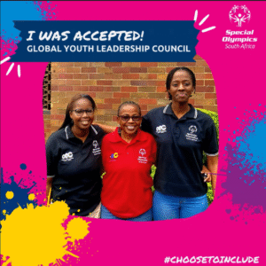 The 2025-2027 Special Olympics South Africa members of the Global Youth Leadership Council