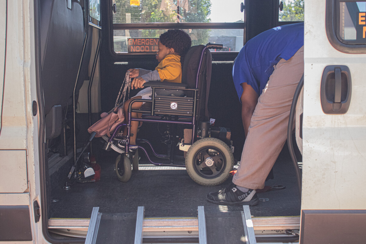 Bettina is able to develop herself professional due to accessible transport provided courtesy of the APD Free State