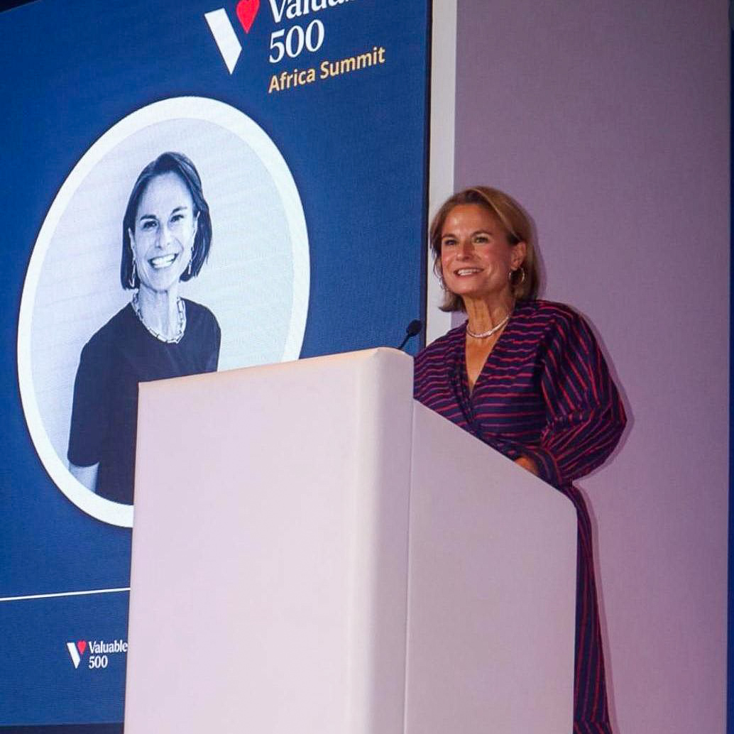 Katy Talikowska-CEO of the Valuable 500 speaking at the first ever Valuable 500 Africa Summit