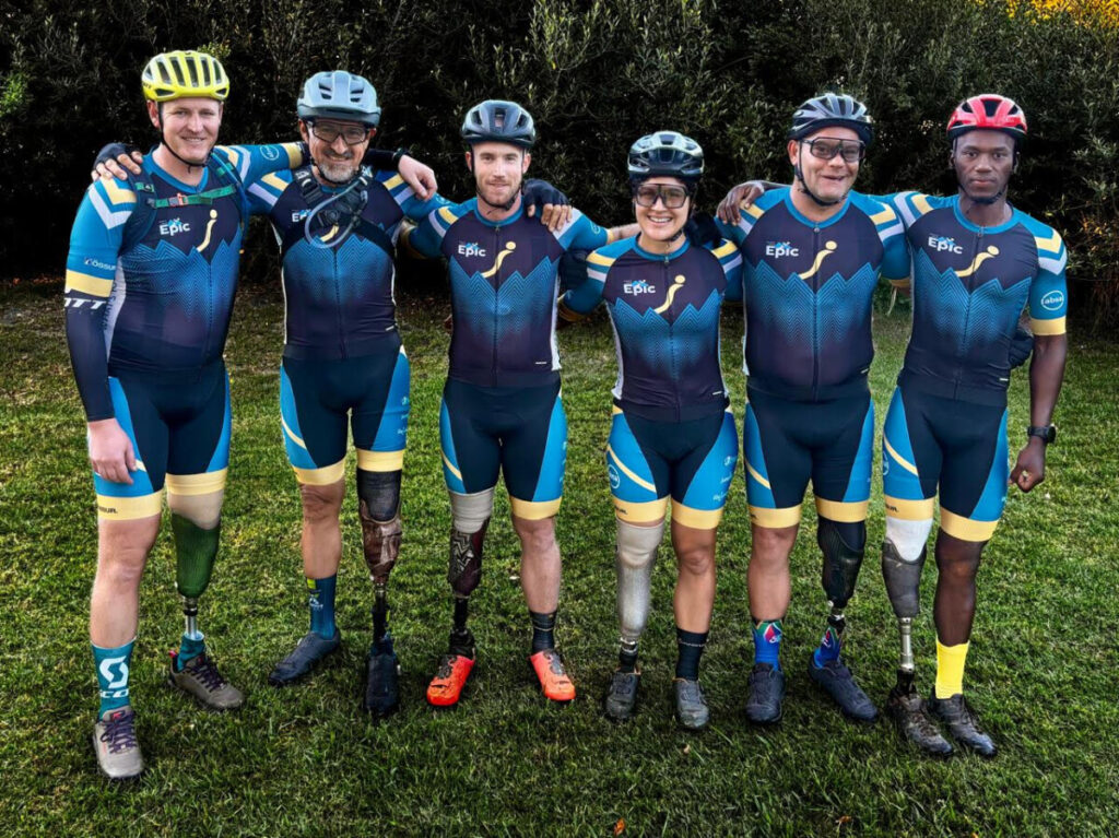 "What's your Epic?" campaign cyclists team