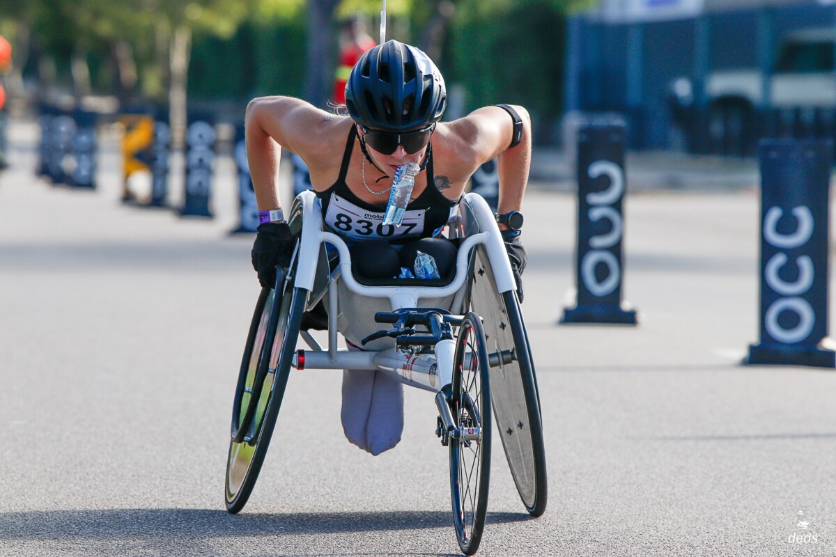 Larisca Steyn competed in the Outeniqua Chair Challenge