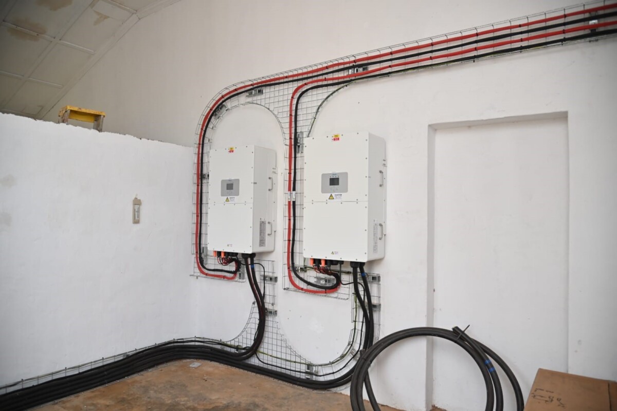 Installed Solar panels