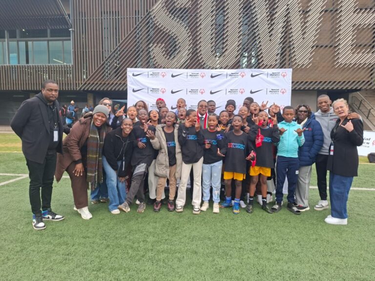 Part of the youth that participated at the Nike event
