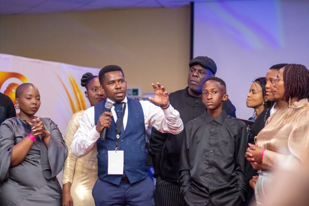 The Aulda team that won the Best Humanitarian Film, Sentinel Heroes at Power24