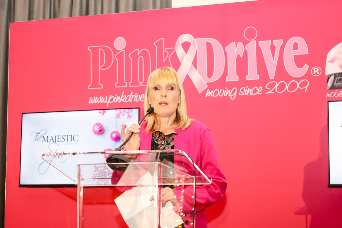 PinkDrive's guest speaker, Nicole Fuller